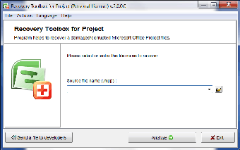 Image 0 for Recovery Toolbox for Proj…