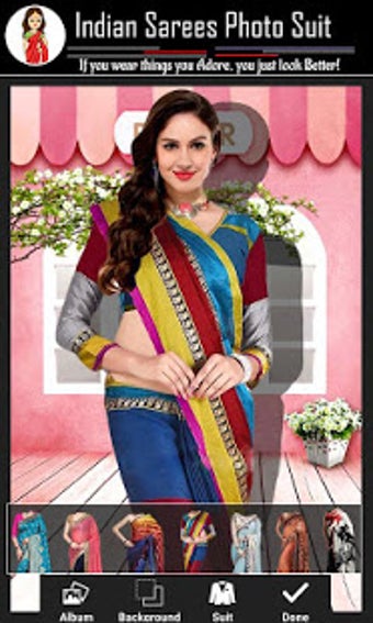 Image 2 for Indian Saree Suit Photo M…