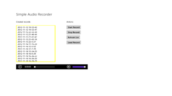 Image 0 for Simple Audio Recorder for…