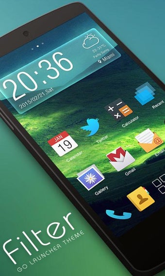 Image 0 for Filter GO Launcher Theme