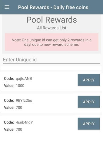 Imagen 0 para Pool Rewards - Daily Free…