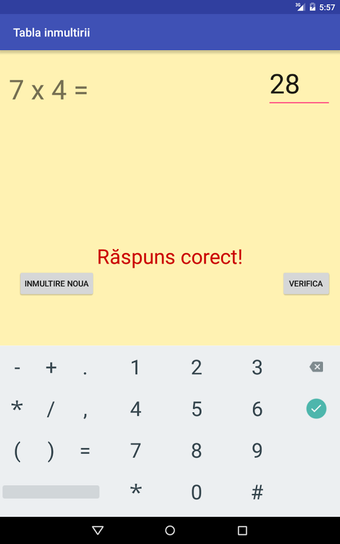 Imagen 0 para Tabla Inmultirii