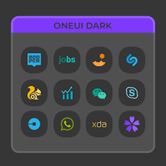 Imagen 0 para OneUI Dark- Icon Pack : S…
