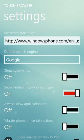 Image 1 for Touch Browser for Windows…