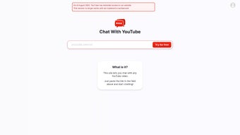 Image 0 for Chat With Youtube