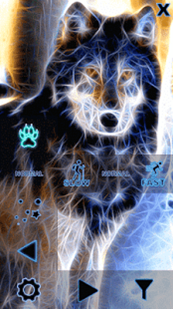 Image 0 for Neon Wolf Live Wallpaper