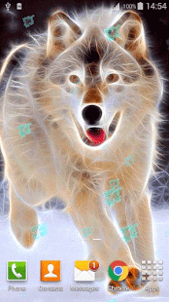 Image 2 for Neon Wolf Live Wallpaper