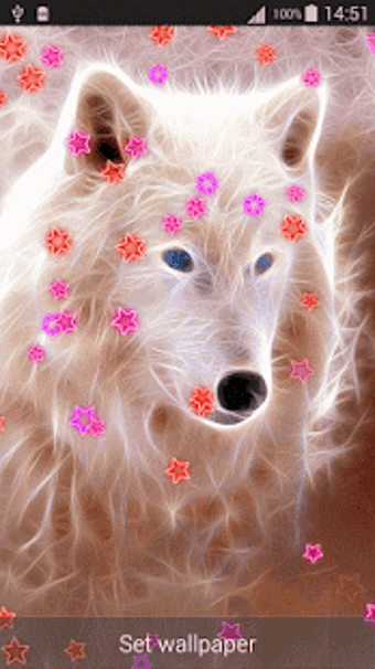 Image 1 for Neon Wolf Live Wallpaper