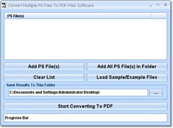 Imagen 0 para Convert Multiple PS Files…
