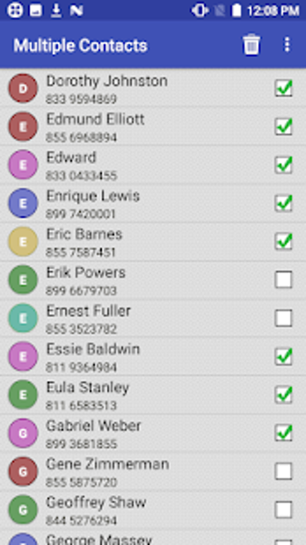 Imagen 1 para Delete Phonebook Contacts…