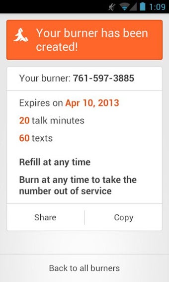 Imagen 8 para Burner - Smart Phone Numb…