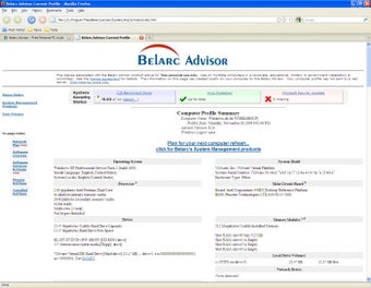 Image 0 for Belarc Advisor