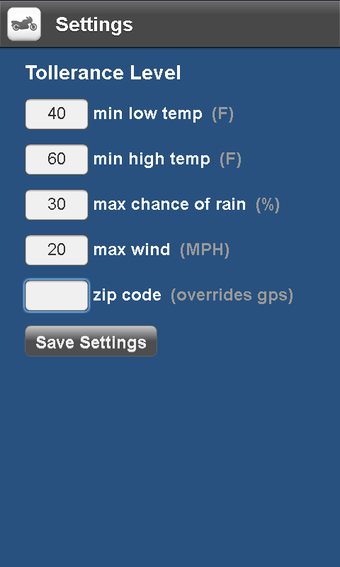 Image 1 for Motorcycle Weather