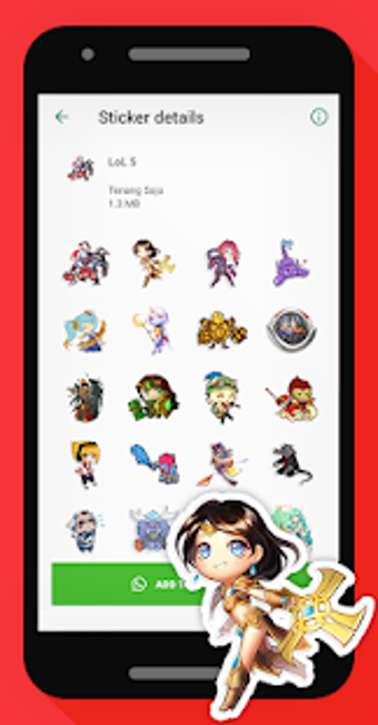 Imagen 0 para LoL Game Sticker - WAStic…