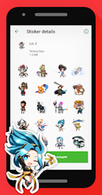 Imagen 1 para LoL Game Sticker - WAStic…