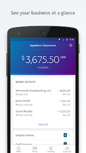 Image 0 for PayPal Business: Send Inv…