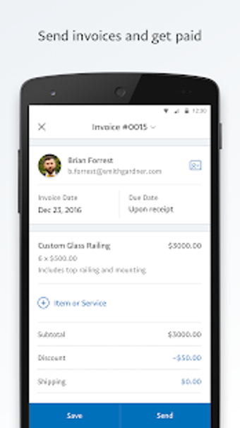 Imagen 0 para PayPal Business: Send Inv…