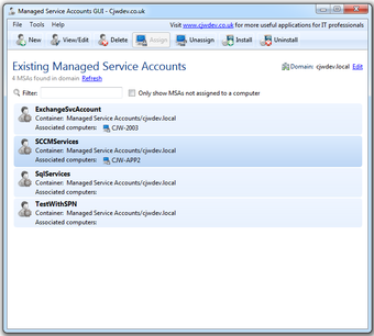 Image 0 for Managed Service Accounts …