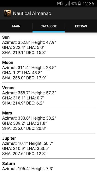 Imagen 2 para Nautical Almanac