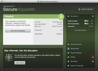 Image 0 for Webroot System Analyzer