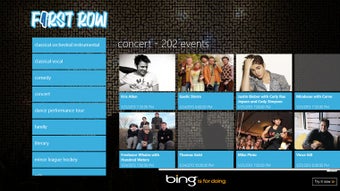 Image 0 for First Row for Windows 8