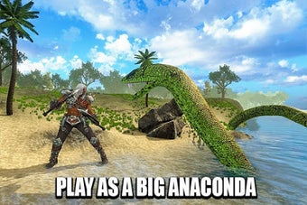 Image 1 for Wild Anaconda Snake Attac…