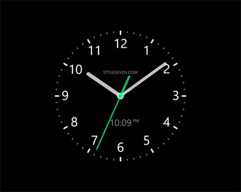 Imagen 2 para Analog Clock W-7 for Wind…