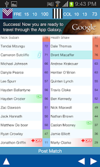 Image 3 for Dream-Stats AFL Scores Fr…