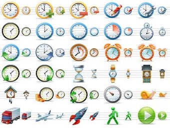 Imagen 0 para Large Time Icons