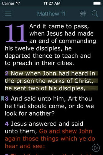 Image 1 for Bible Offline App. Red Le…