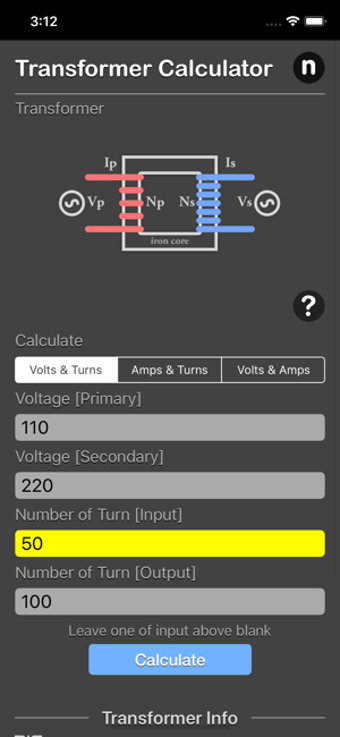 Imagen 3 para Transformer Calculator Pl…