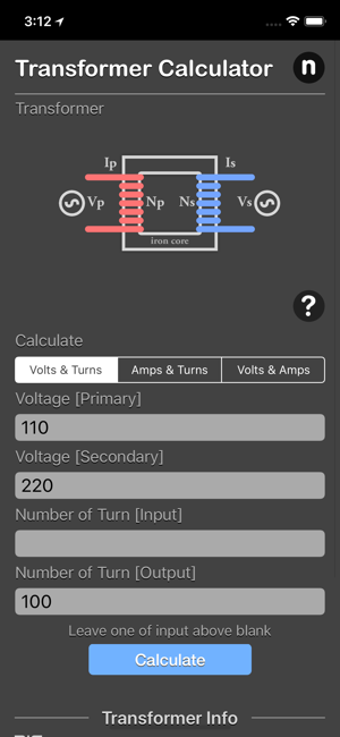 Imagen 2 para Transformer Calculator Pl…