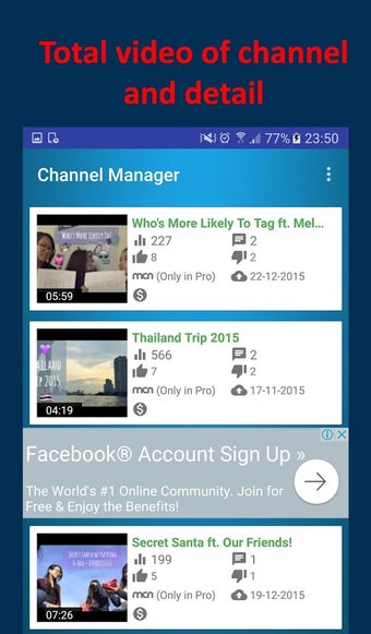 Imagen 1 para Channel Manager For Youtu…