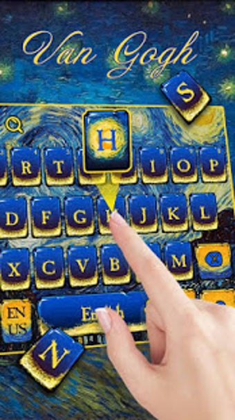 Image 1 for Van Gogh keyboard Theme