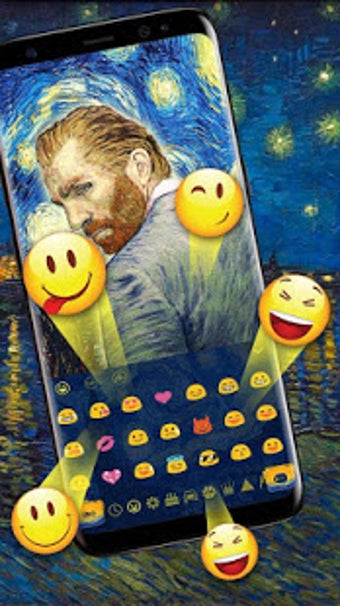 Image 0 for Van Gogh keyboard Theme