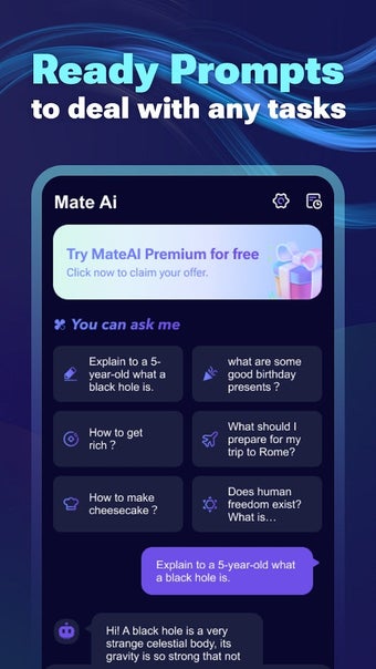 Imagen 0 para MateAI-AI Chat Bot Assist…