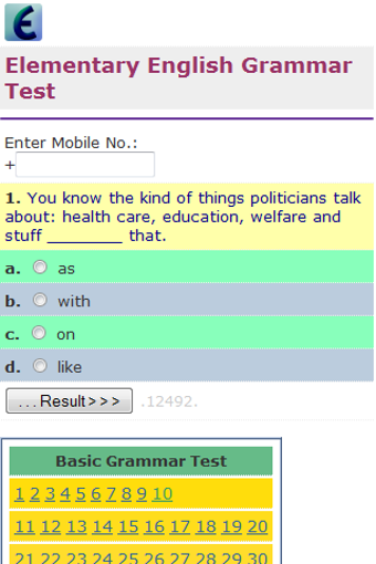 Image 0 for Elementary English Gramma…