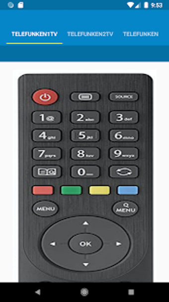 Imagen 2 para Telefunken TV Remote Cont…