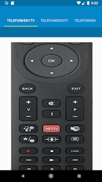 Imagen 1 para Telefunken TV Remote Cont…