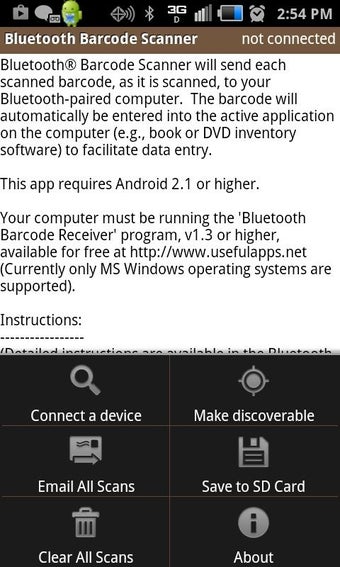 Imagen 1 para Bluetooth Barcode Scanner
