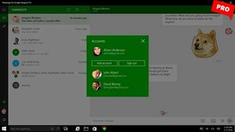 Image 3 for Messenger for Google Hang…