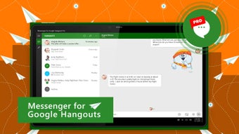 Imagen 1 para Messenger for Google Hang…