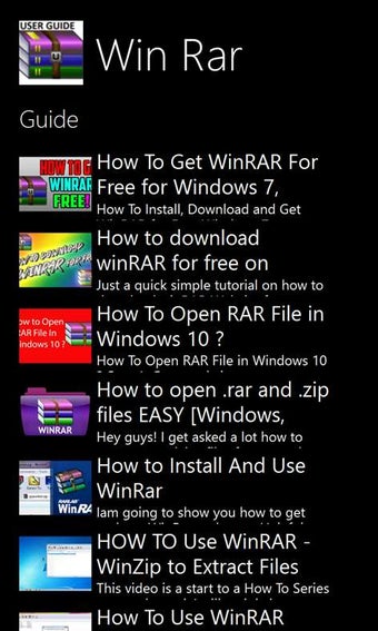 Imagen 1 para Winrar -User Guide for Wi…