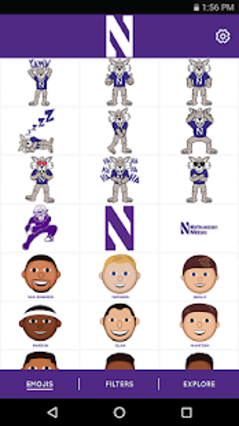Imagen 1 para Northwestern Emojis & Fil…