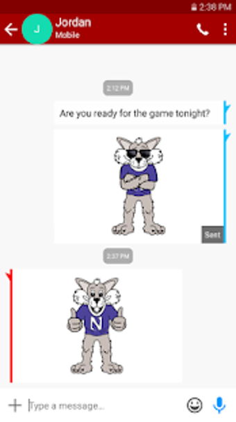 Image 1 for Northwestern Emojis & Fil…