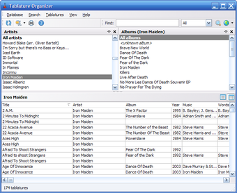 Image 0 for Tablature Organizer