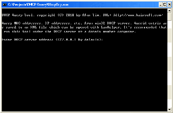 Image 0 for DHCP Query Tool