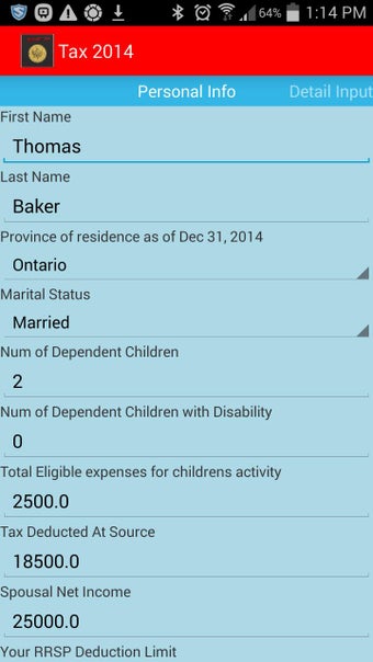 Image 0 for Canadian Income Tax Calcu…