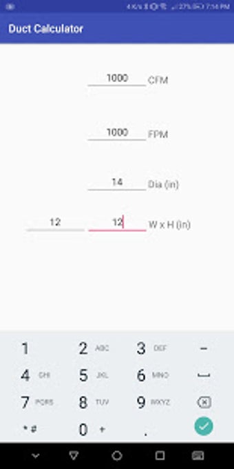 Imagen 1 para Duct Calculator