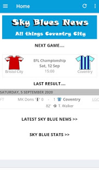Image 0 for Sky Blues News